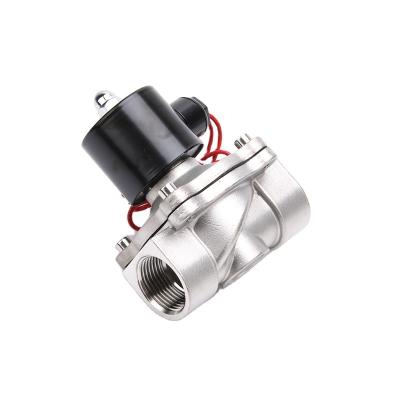 China 2W Series High Pressure Hydraulic Control Irrigation Stainless Steel Solenoid Valve Water Electric Solenoid Valve General Low Price for sale