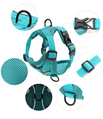 China Padded Factory Directly Supply Comfortable Outdoor Reflective Adjustable Harness For Dogs for sale