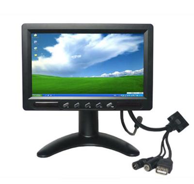 China Car/TV Monitor Shenzhen Factory 7 Inch Resistive USB Touch Monitor 4 Wire Touch Monitor for sale