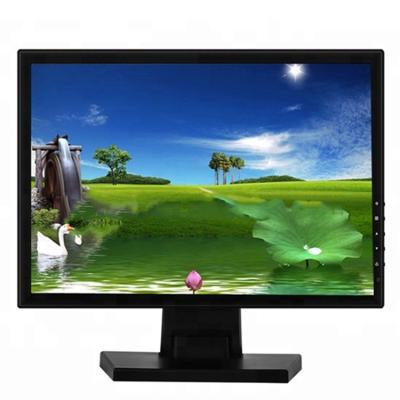 China Touch Screen 19 Inch Square High Brightness LED Monitor PCAP Touch Screen Widescreen Monitor With VGA Usb RS232 For Cashier ATM for sale