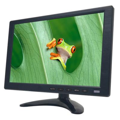 China Small Size Desktop 10 Inch IPS LCD Monitor 10.1 Inch Widescreen Desktop Monitor With BNC VGA USB For Cashier for sale