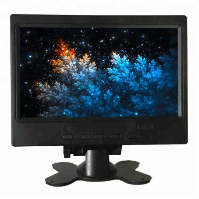 China 7 Inch Widescreen LCD Desktop Frameless Monitor With AV HD Input for sale