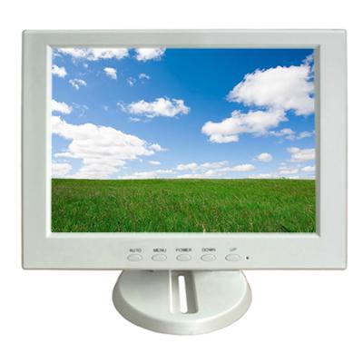 China desktop white color small size pc 12 inch computer dc 12 v lcd monitor for sale