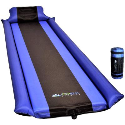 China For Outdoor Camping Outdoor Self Inflating Inflatable Air Mattress Sleep Pad With Pillow And Armrest for sale