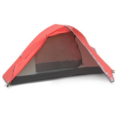 China 210T Polyester One Person Double Layer Outdoor Ultralight Lightweight Camping Tent for sale