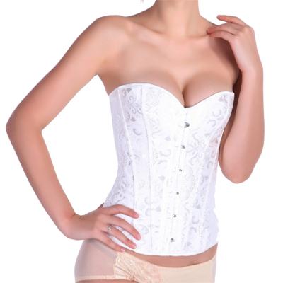 China Women's Shapewear Breathable Bustier Shaping Underbust Steelboned Slimming Corset Tops To Wear for sale