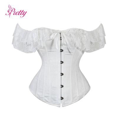 China Breathable Lace Stitching Girdles Body Shaper Women Tummy Control Shapewear Bra for sale