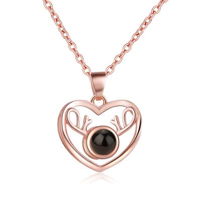 China Icool Durable Necklaces For Women Custom Photo Show Loved Necklace Heart Pendant Necklace 2022 for sale