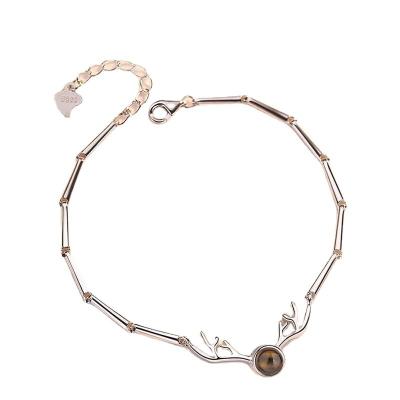 China Durable Drop Shipping Deer Bracelet For Women Photo Show Gold Bead Bracelets And Bracelets For Pets for sale