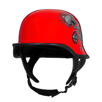 China High Security Chopper Helmet German Style Motorcycle Helmet For Women DOT Certified Highly Protection Men for sale