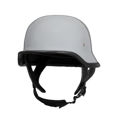 China Hot Selling Universal Retro Helmet Motorcycle Accessories High Safety Chopper Helmet German Style New Product Unisex for sale