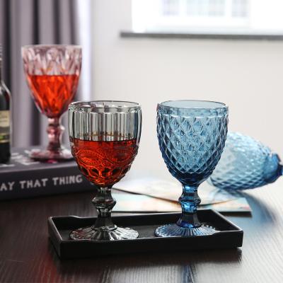 China Lead Free Promotional Gifts Wedding Glassware Wine Glass Goblet Champagne Cup Wine Glassware for sale