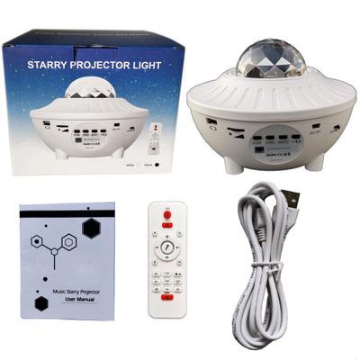 China Modern Rotating Bluetooth Rechargeable Sound Wifi Music USB Control Projector Smart Starry Laser Light for sale