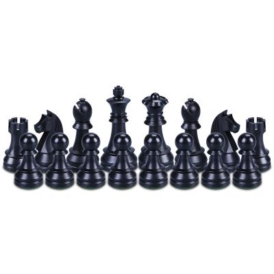 China German Chess Set Version Staunton ABS Chess Pieces, Tournament Chess Set With King 3.75 Inches Tall, With Extra Queens for sale