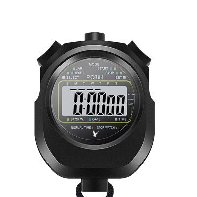 China Professional ABS Digital Sports Stopwatch Chronograph Timer With Cheap Strap for sale