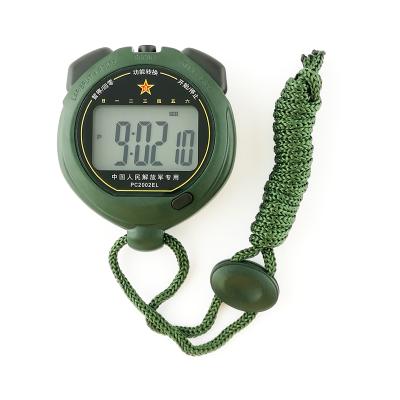 China Waterproof ABS Digital LCD Stopwatch Sports Counter Chronograph Timer Watch Water Resistant for sale