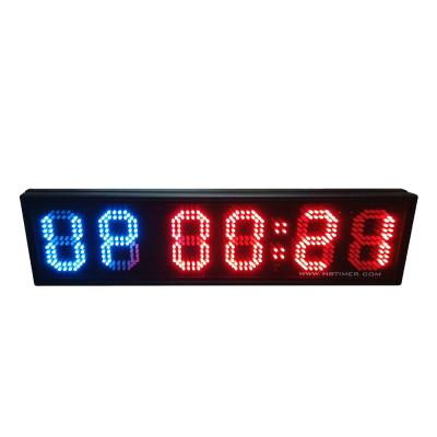 China ABS six digits LED GYM sports pacer countdown crossfit timers for sale