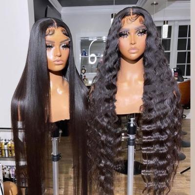 China 13*4 13*6 Virgin Human Hair Cuticle Aligned Straight Human Hair Lace Front Wigs Closure Raw Indian Hair Vendor Hair Supplier for sale