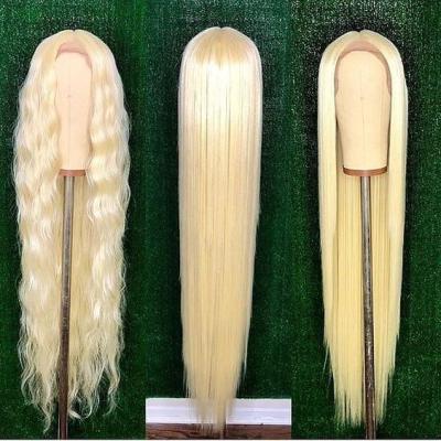 China 2-3 Years Under Proper Care 10a Grade 100% Brazilian Human Hair Unprocessed 100% Full Lace Wigs, 613 Blonde Curly Hd Transparent Full Lace Hair Wig for sale