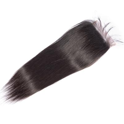 China Straight 100% Virgin Human Hair 5x5 Closure 1B Pre Plucked Line Nusface 100% Virgin Hair Lace Hairpiece Hair Band for sale