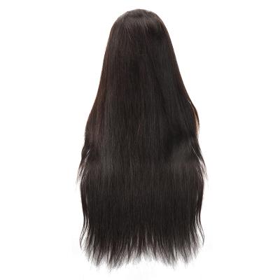 China 100% Virgin Human Hair Wig HD Deep Straight Lace Frontal Wig 100% Virgin Hair Hairpiece Wave Cuticle Aligned Hair for sale