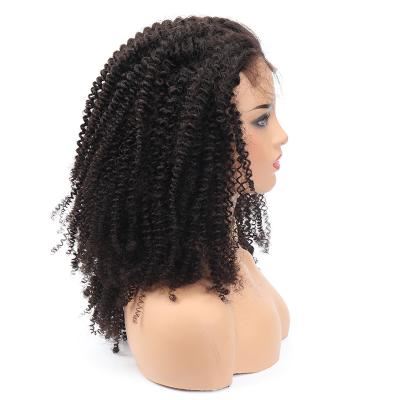 China 100%virgin kinky curly curly frontal hair 5x5 lace wig closure 100%TOP Virgin hair transparent wig closure for sale