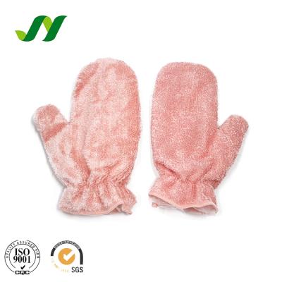 China Daily Life magic Dish Washing Polyester Microfiber finger Gloves for sale