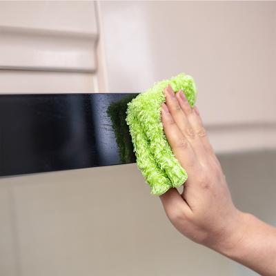 China High Quality Bamboo Fiber Kitchen Cleaning Dish Cloth Duster Cloth for sale