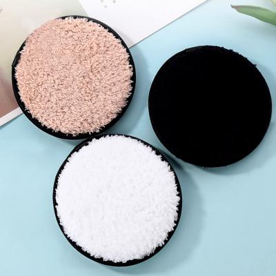 China Powder Puff Cosmetic Organic Cotton Cosmetic Puff Reusable Cotton Pads for sale