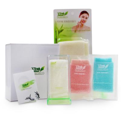 China Special Offer Face Cleaning Microfiber Two-fingers Makeup Remover Glove for sale