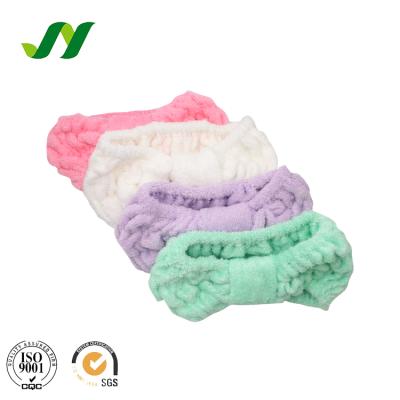 China Women Cotton Headband Microfiber Spa Makeup Headband for sale