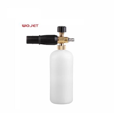 China Brass Copper Foam Lance Sprayer For Car Plastic Copper High Pressure Soap Foamer Nozzle Snow Washer for sale