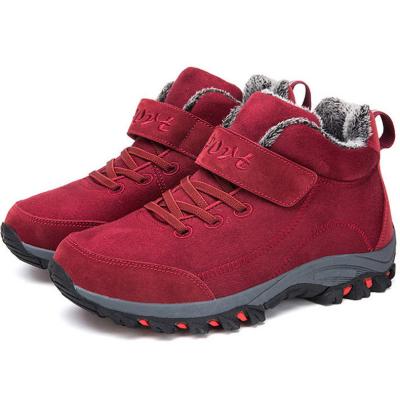 China Wholesale Durable Brand Men Winter Snow Boots Waterproof Leather Sneakers Super Warm Mens Boots Outdoor Male Hike Boots Work Shoes for sale