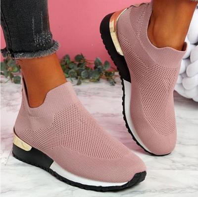 China Supplier Factory Price Lightweight Stretch Fabric Mesh Breathable Lightweight Outdoor Breathable Sneakers Women for sale