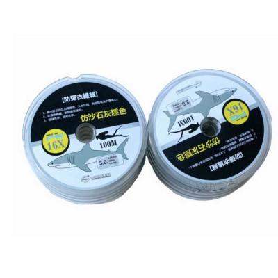 China 100M Gray 16 High Strength High Quality Strands PE Braided Fishing Line for sale