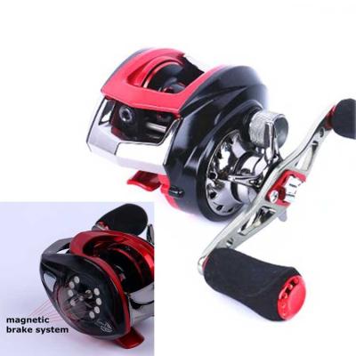 China Plastic Body Magnetic Cutoff System Fishing Baitcasting Reel for sale