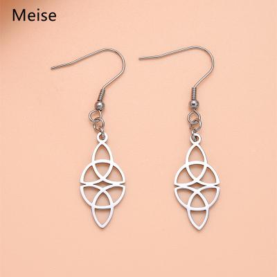 China Other Yiwu Meise Retro Style Stud Earrings Accessories Stainless Steel Geometric Stud Earrings MS0160 for sale