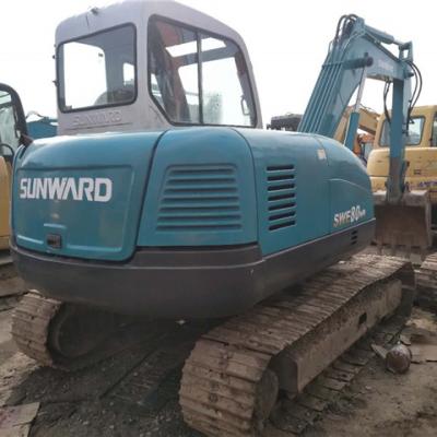 China Construction worksÂ   China Made Sunward Domestic SWE 80H Small Size Used Hydraulic Excavator For Sale for sale