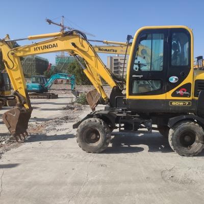 China Construction worksÂ   100% Originally Made in South Korea Hyundai 60-7 Small Size Used Hydraulic Pump Excavator for sale