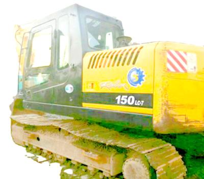 China Construction worksÂ   made in south korea used small size hyunda1 150-7 second hand hydraulic excavator in good condition with hammer for sale