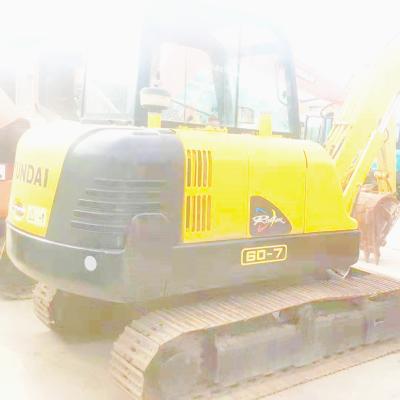 China Construction worksÂ   originally used South Korea Hyund 60 used second hand excavator with rubber track for sale