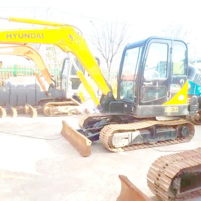 China Construction worksÂ   Originally Made In South Korea Hyundai 60-7 6 Ton Excavating Machine Construction Digging Equipment for sale