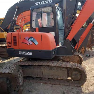 China Construction worksÂ   100% originally made in South Korea Doosan DH55-7 small size used hydraulic pump excavator for sale