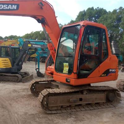 China Construction worksÂ   100% Originally Made in South Korea Doosan DH80G Small Size Used Hydraulic Pump Excavator for sale