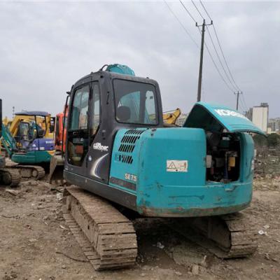 China Construction worksÂ   Originally built in Japan K0belco 75-8 small size used hydraulic pump excavator for sale