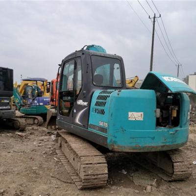 China Construction worksÂ   Originally built in Japan K0belco 75-8 small size used hydraulic pump excavator for sale