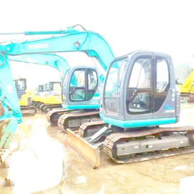 China Construction worksÂ   Originally built in Japan K0belco 70SR 7 ton small size used hydraulic pump excavator in good condition on sale for sale