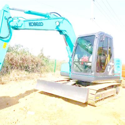 China Construction worksÂ   Originally built in Japan K0belco 75-8 small size used hydraulic pump excavator for sale