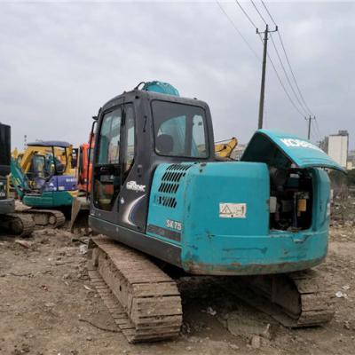 China Construction worksÂ   Originally built in Japan K0belco 75-8 small size used hydraulic pump excavator for sale