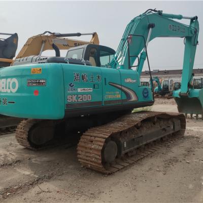 China Construction worksÂ   Originally Built in Japan K0belco SK200-6 Midsize Used Hydraulic Pump Excavator for sale